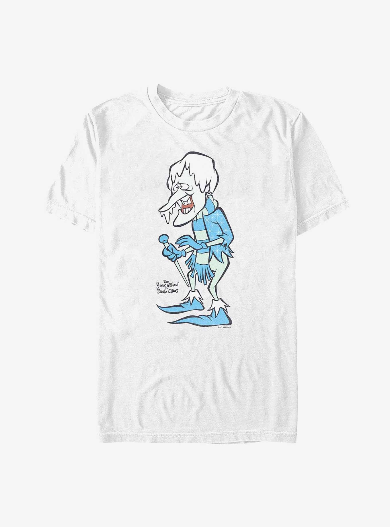 The Year Without a Santa Claus Vintage Snow Miser Big & Tall T-Shirt, WHITE, hi-res