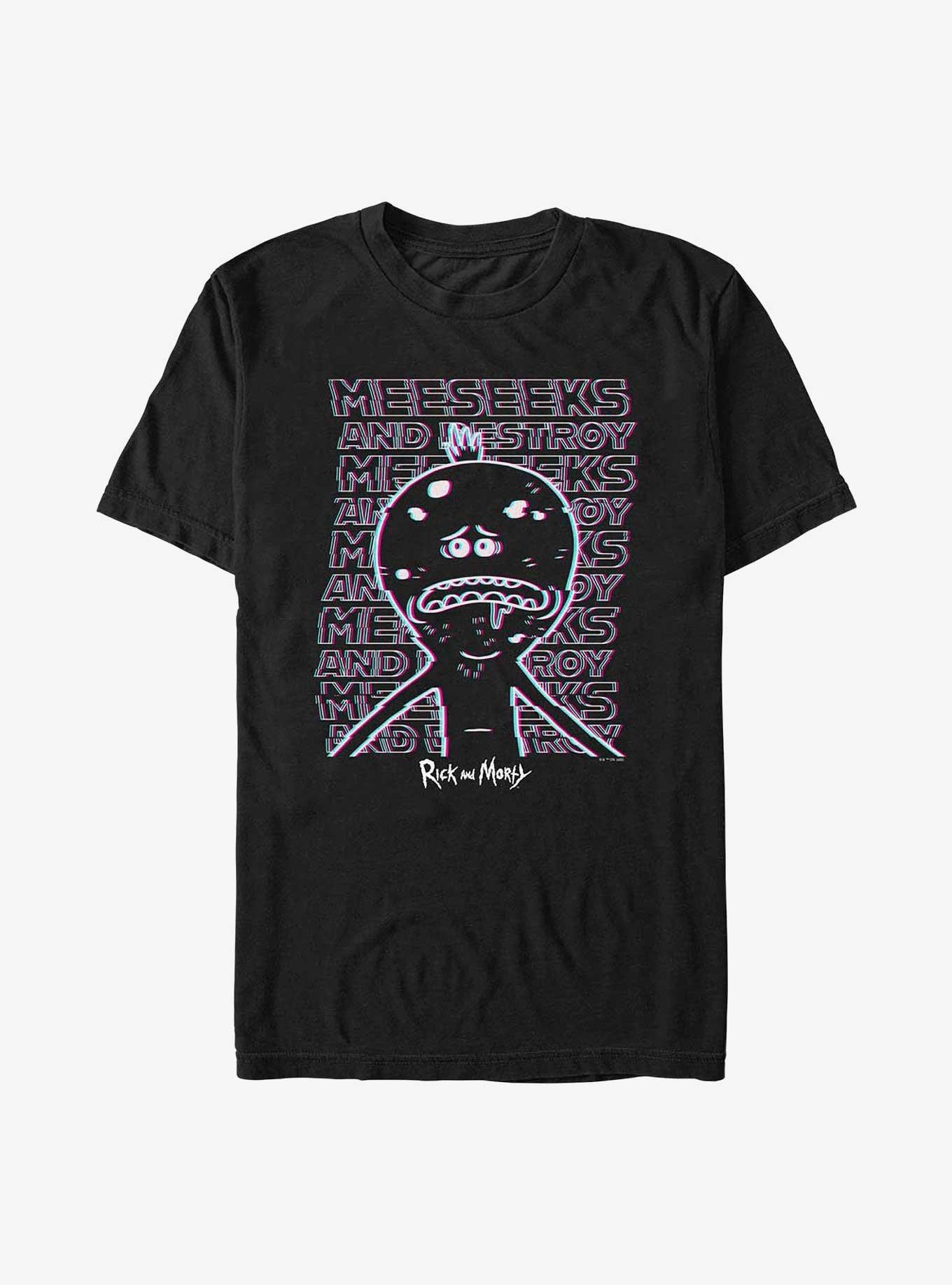 Rick and Morty Meeseeks Glitch Big & Tall T-Shirt