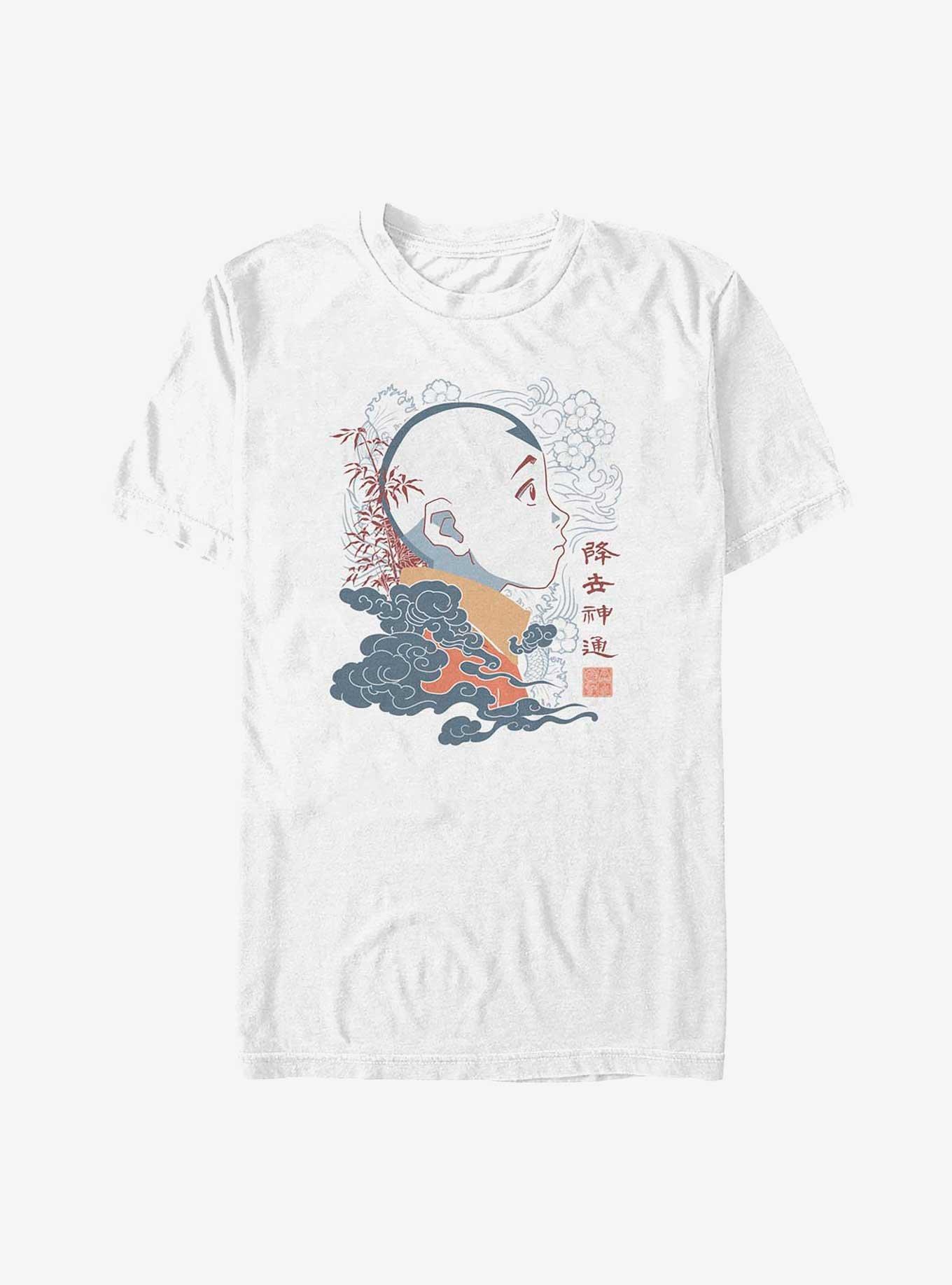 Avatar: The Last Airbender Aang In Nature Big & Tall T-Shirt, WHITE, hi-res