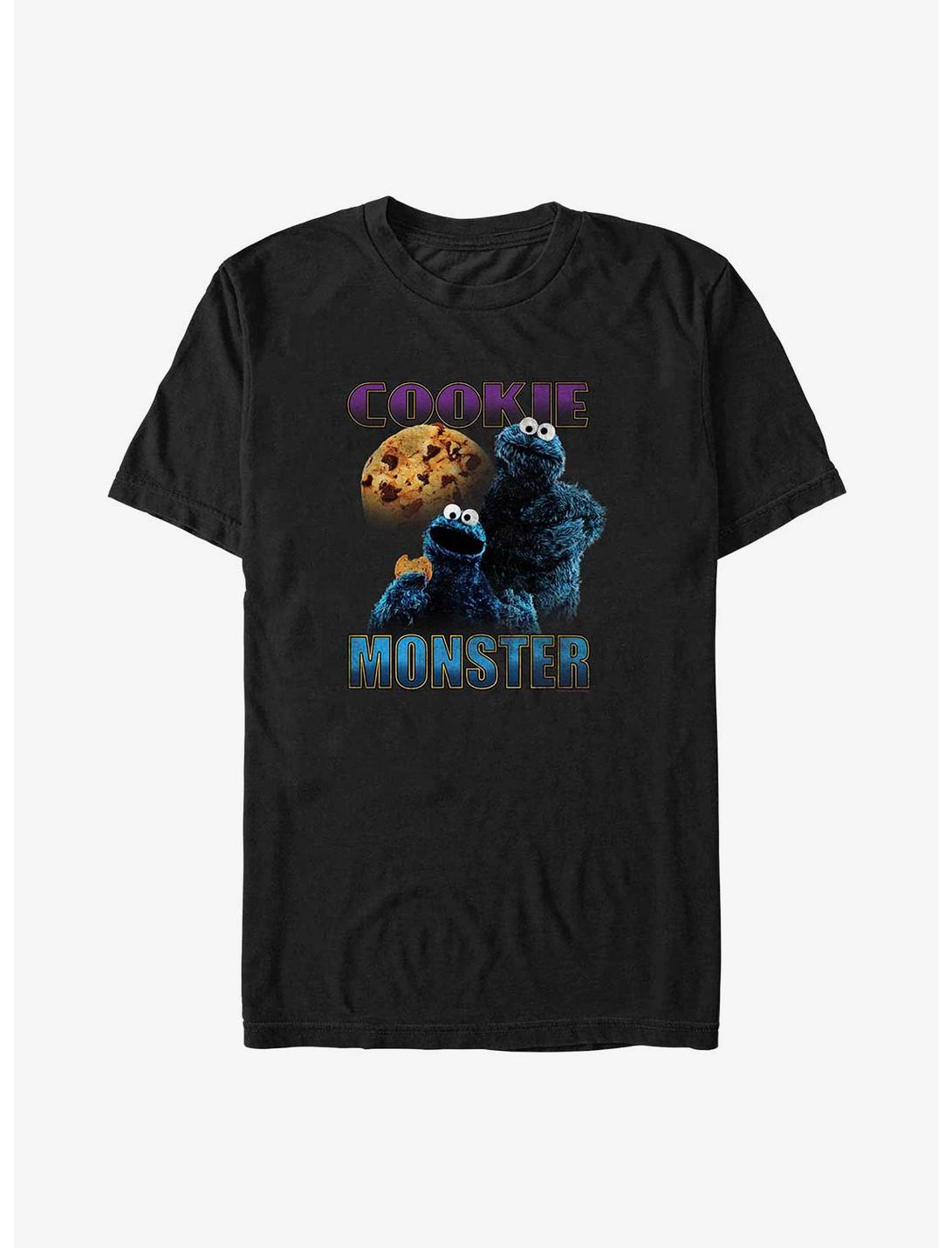 Sesame Street Cookie Monster Highlight Big & Tall T-Shirt, BLACK, hi-res