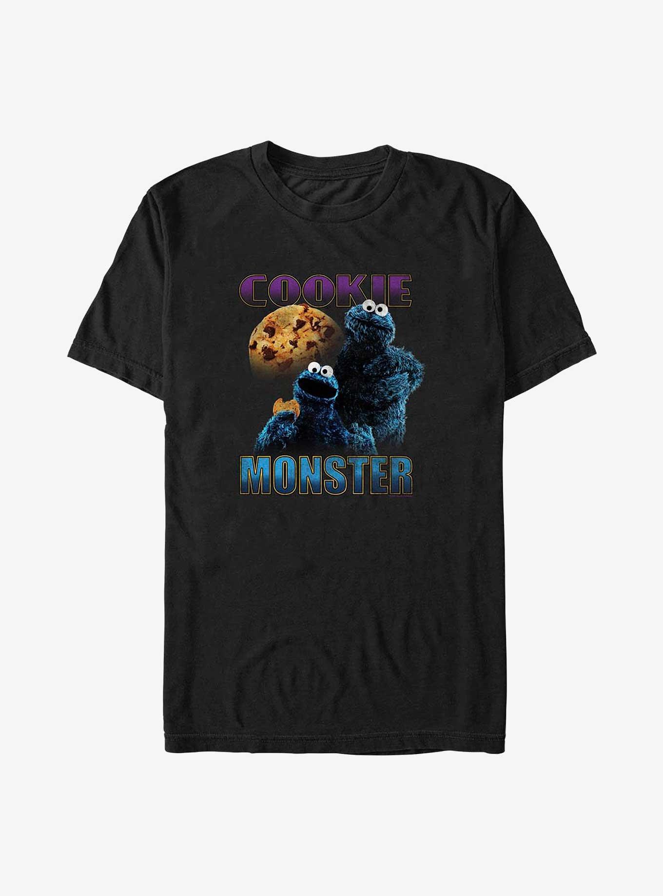 Sesame Street Cookie Monster Highlight Big & Tall T-Shirt, BLACK, hi-res
