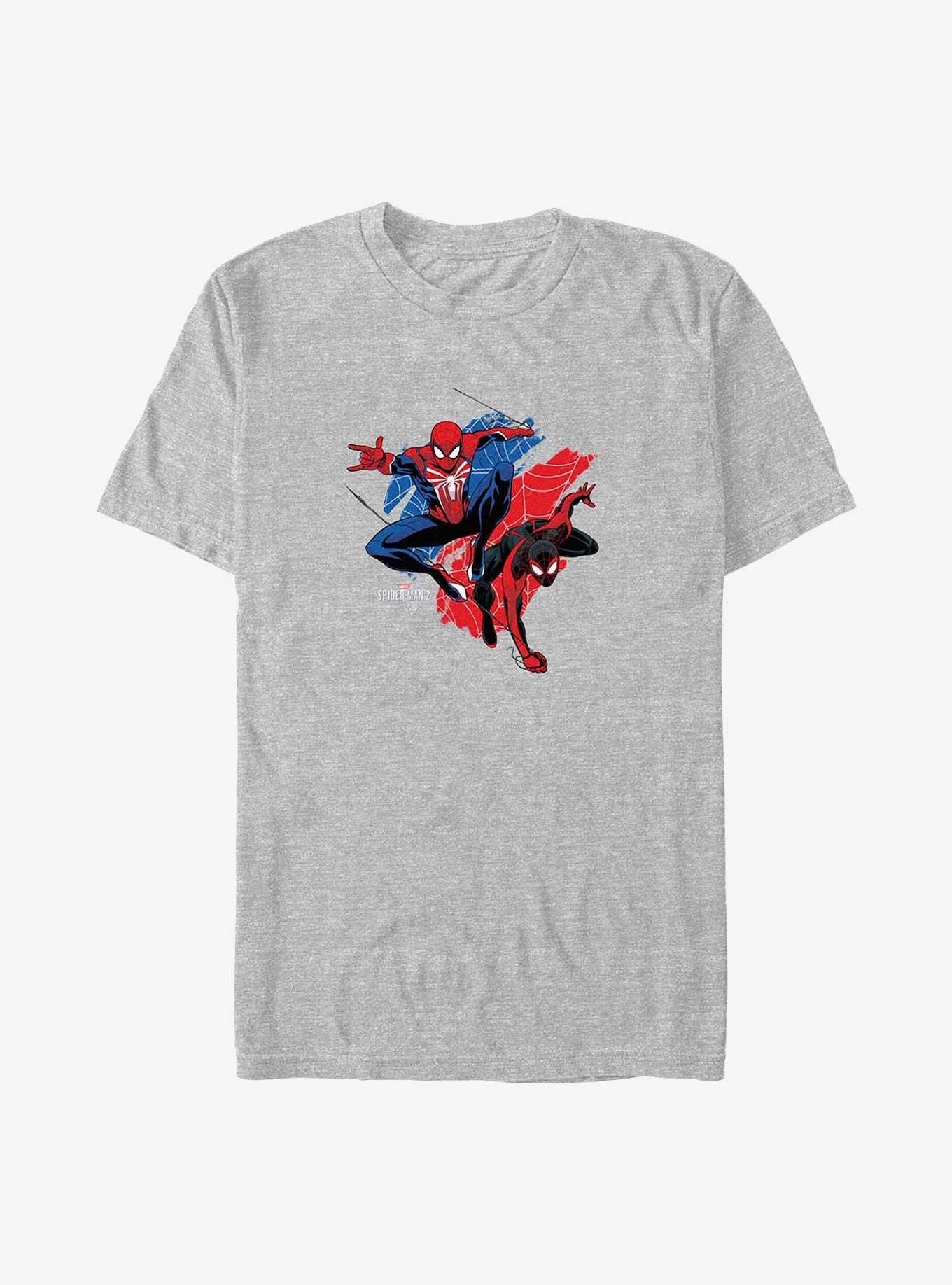 Marvel Spider-Man Peter Parker and Miles Morales Big & Tall T-Shirt, , hi-res