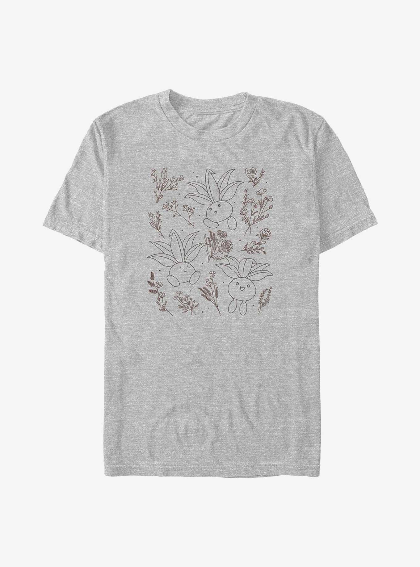 Pokemon Forest Flowers Big & Tall T-Shirt