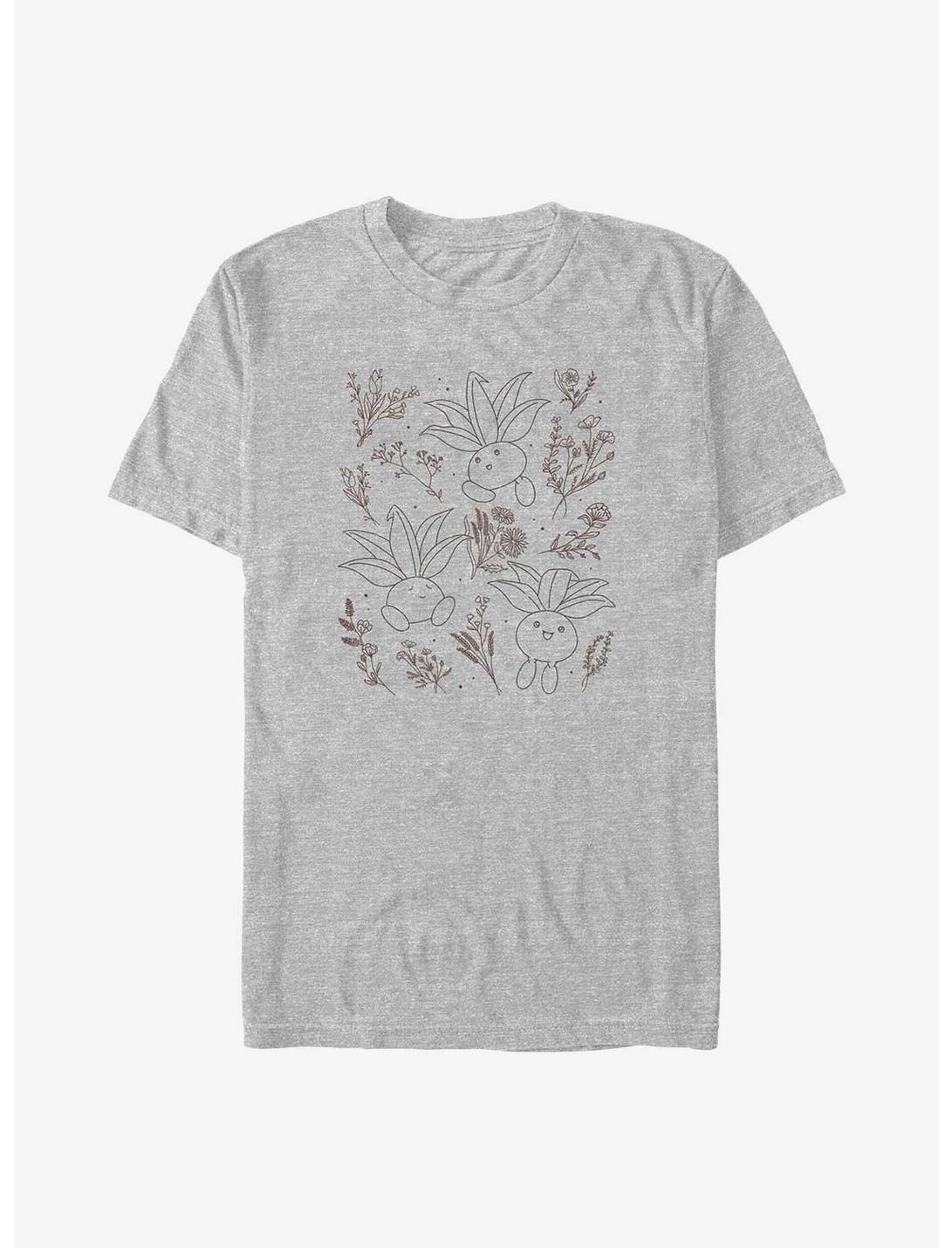 Pokemon Forest Flowers Big & Tall T-Shirt, ATH HTR, hi-res