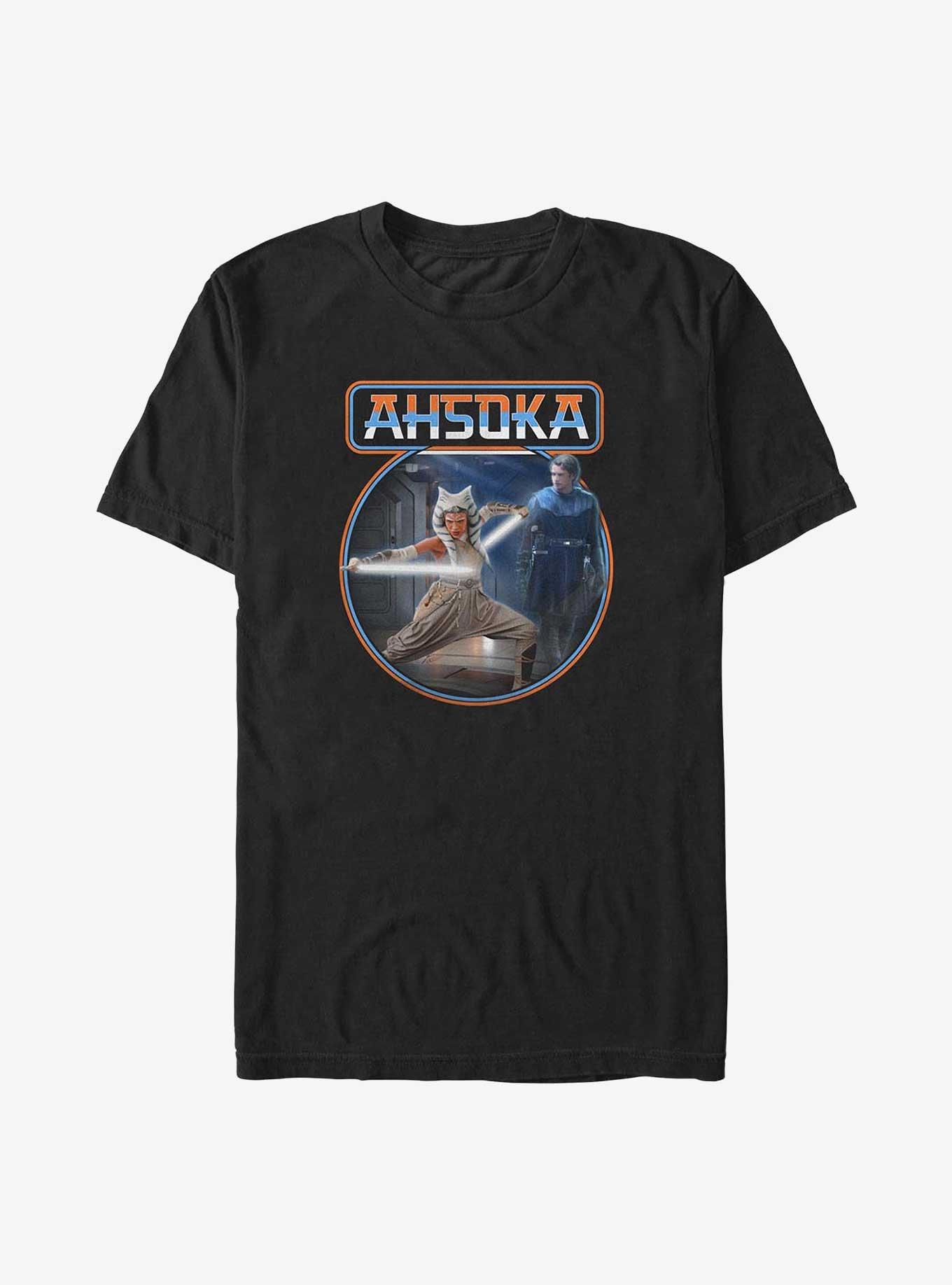 Marvel Ahsoka Anakin Skywalker Master Training Big & Tall T-Shirt, BLACK, hi-res