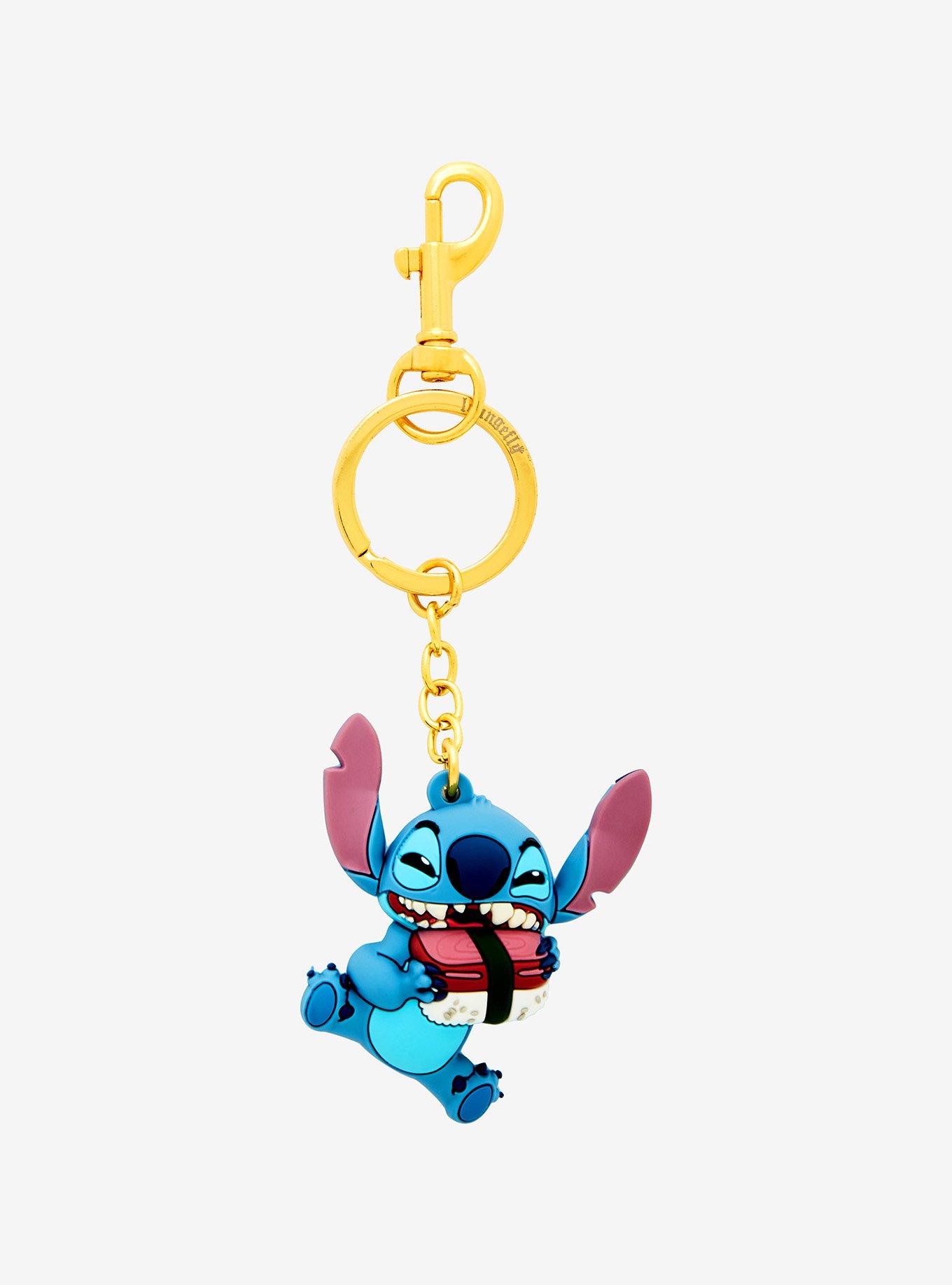 Loungefly Disney Lilo & Stitch Spam Musubi Stitch Figural Keychain - BoxLunch Exclusive, , hi-res