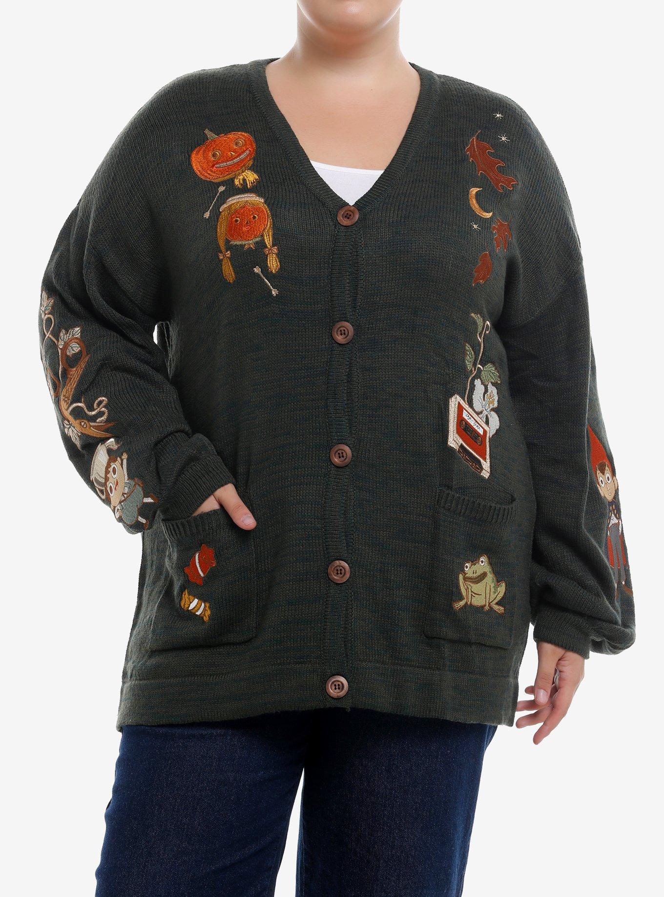 Over The Garden Wall Icons Girls Cardigan Plus Size, , hi-res