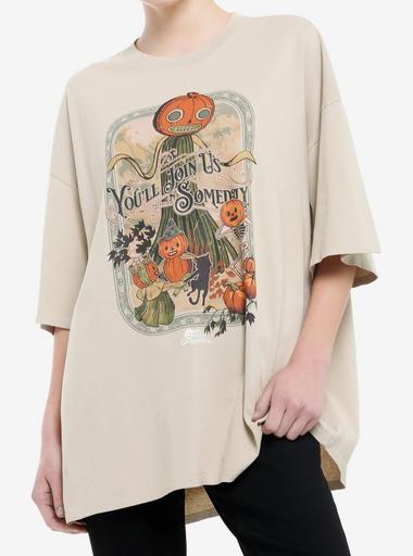 Over The Garden Wall Pottsfield Girls Extreme Oversized T-Shirt