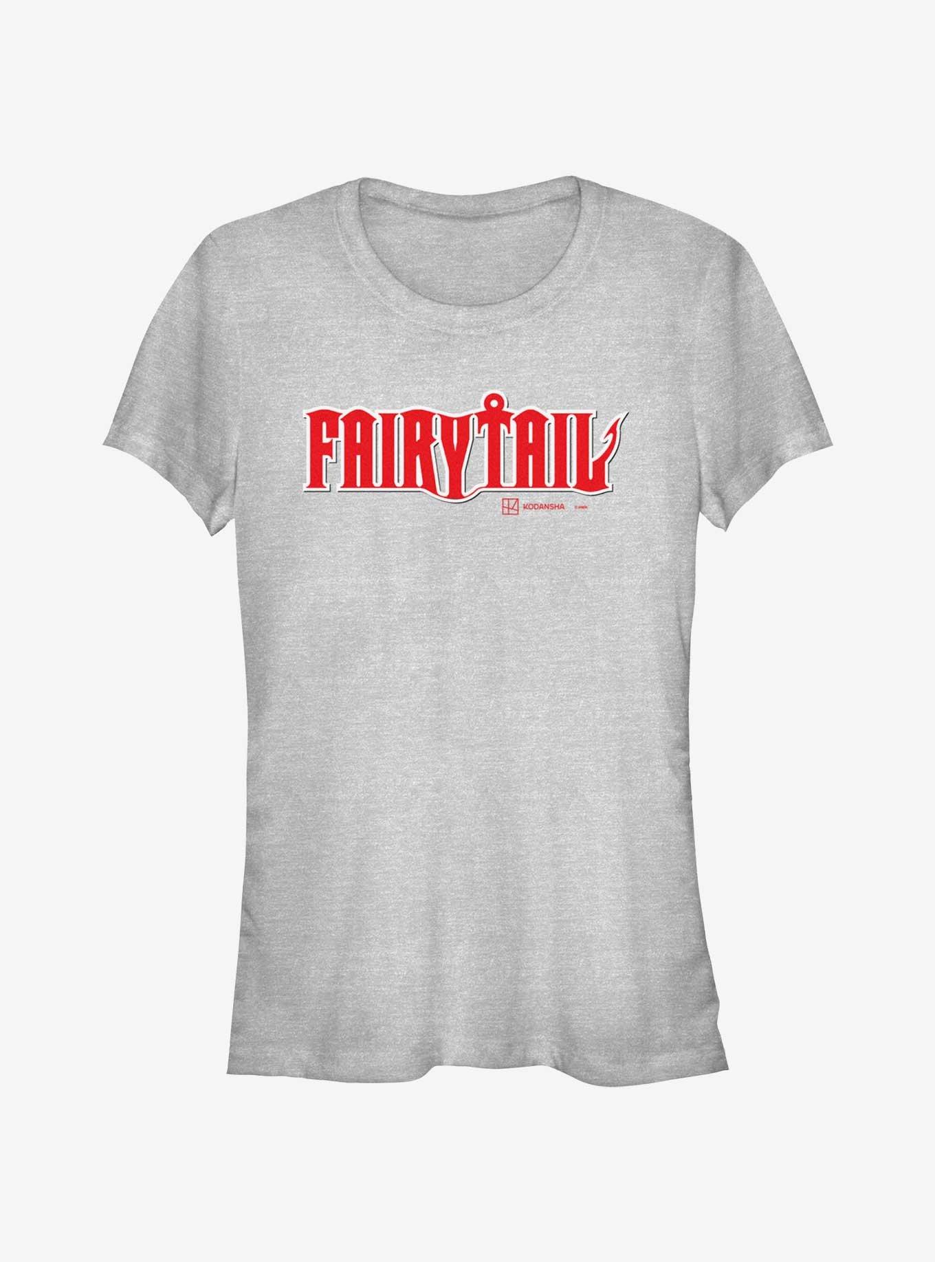 Fairy Tail Fairytail Logo Girls T-Shirt, ATH HTR, hi-res