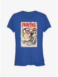 Fairy Tail Cover 3 Girls T-Shirt, ROYAL, hi-res