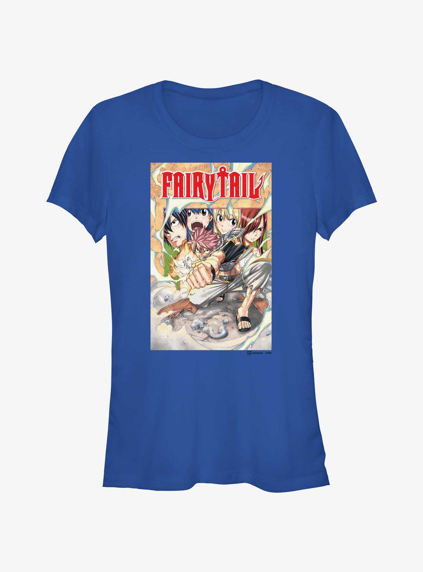Fairy Tail Cover 3 Girls T-Shirt, , hi-res