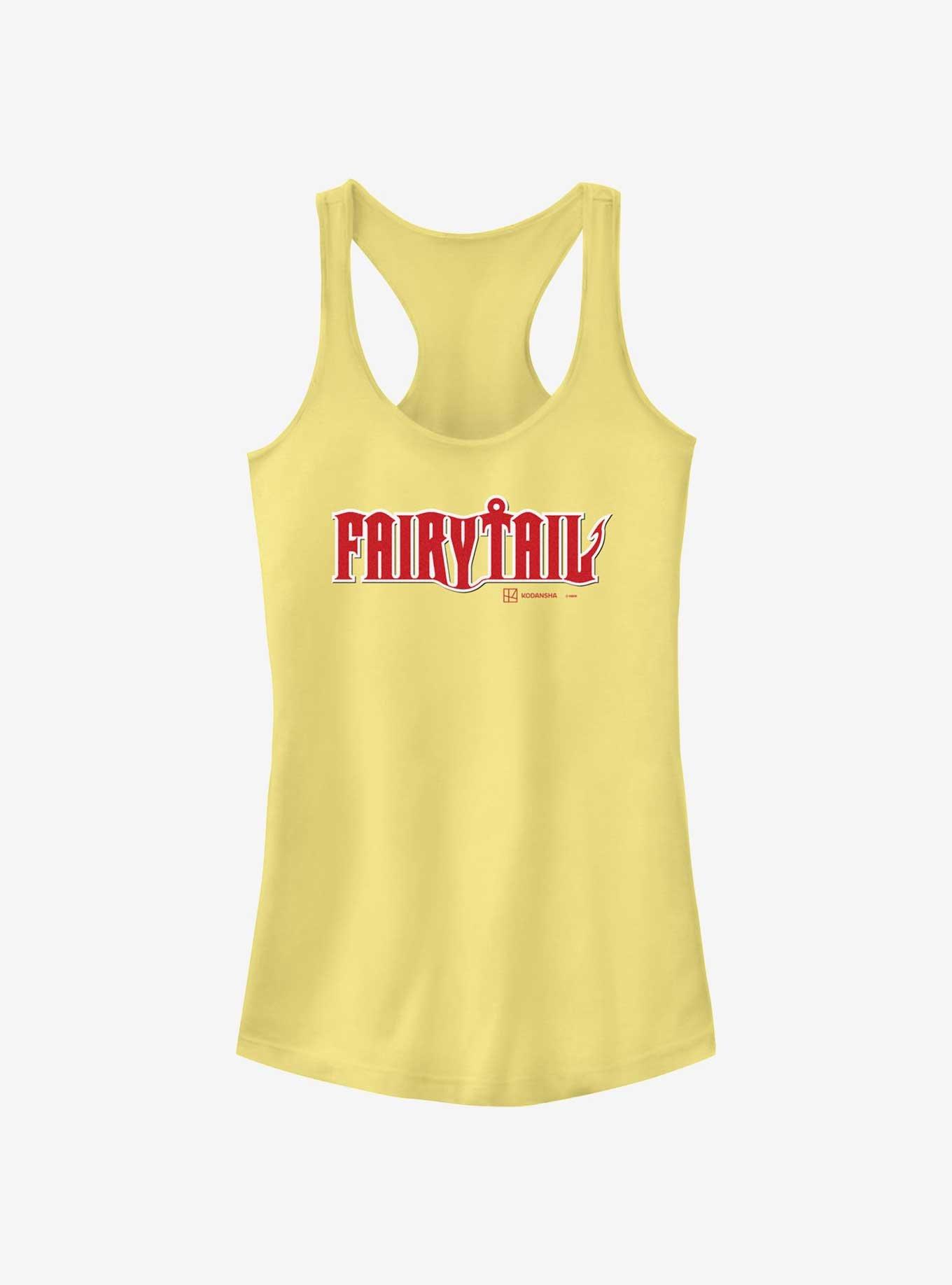 Fairy Tail Fairytail Logo Girls Tank, BANANA, hi-res