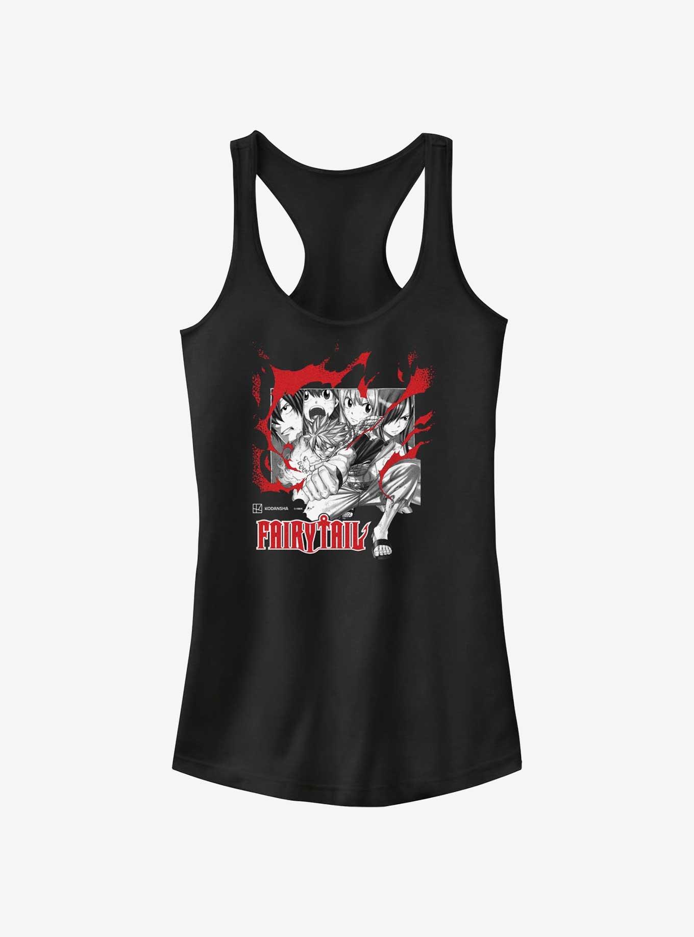 Fairy Tail Fairytail Blaze Girls Tank, BLACK, hi-res