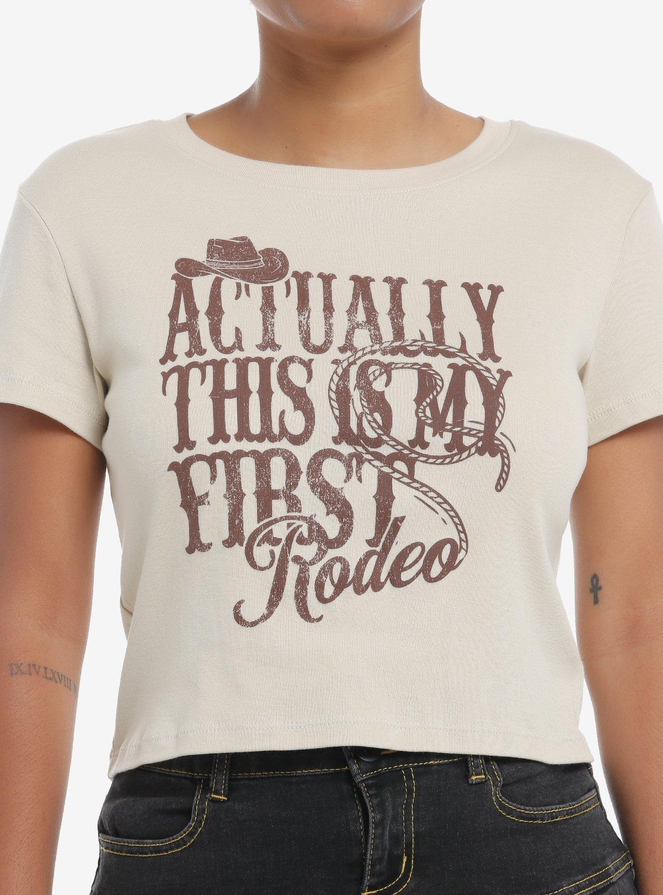 This Is My First Rodeo Girls Baby T-Shirt, MULTI, hi-res