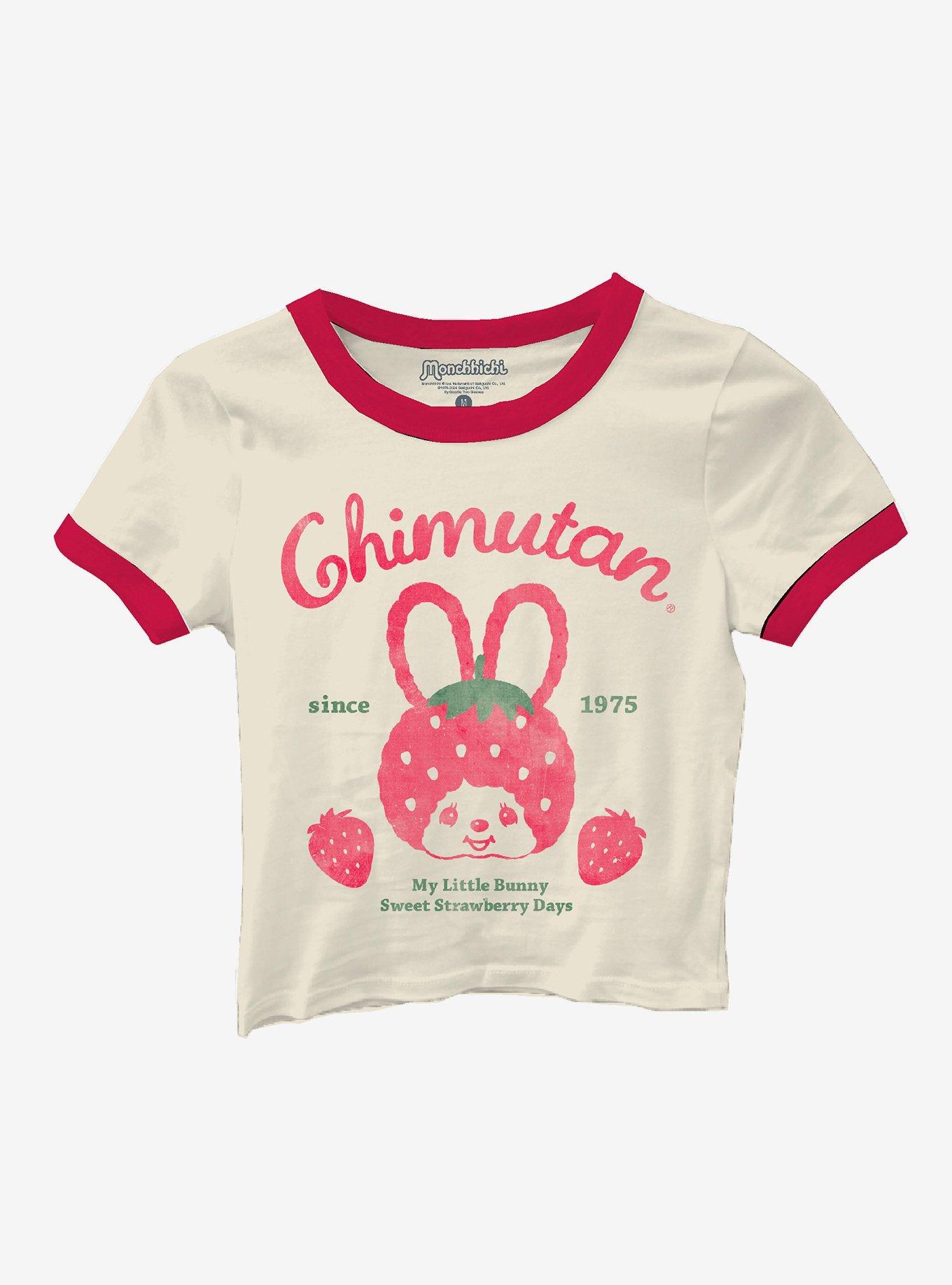 Monchhichi Strawberry Girls Ringer Baby T-Shirt, MULTI, hi-res