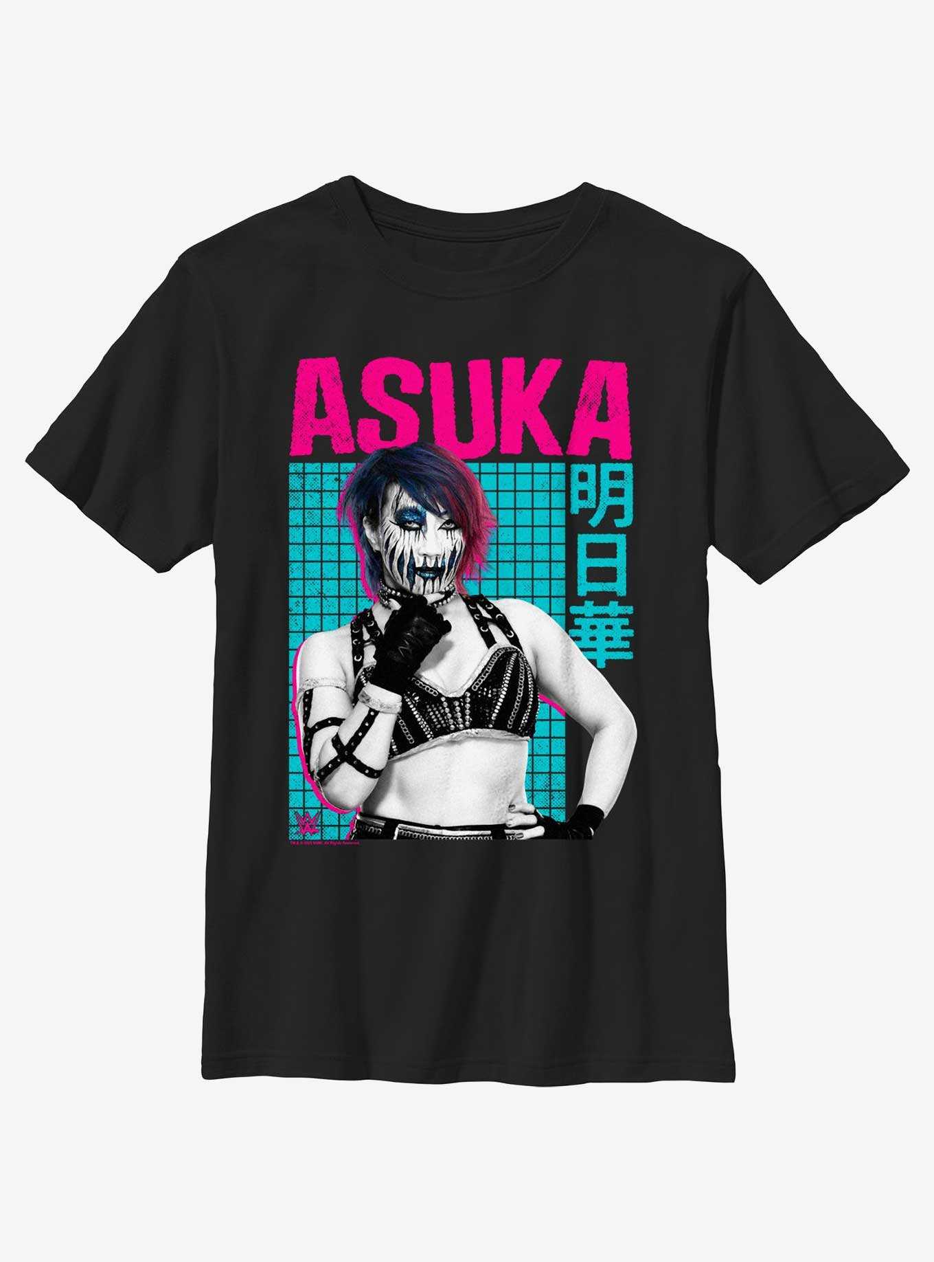 WWE Asuka Color Pop Portrait Youth T-Shirt, , hi-res