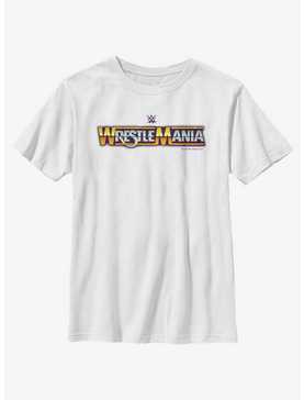 WWE WrestleMania Retro Logo Youth T-Shirt, , hi-res