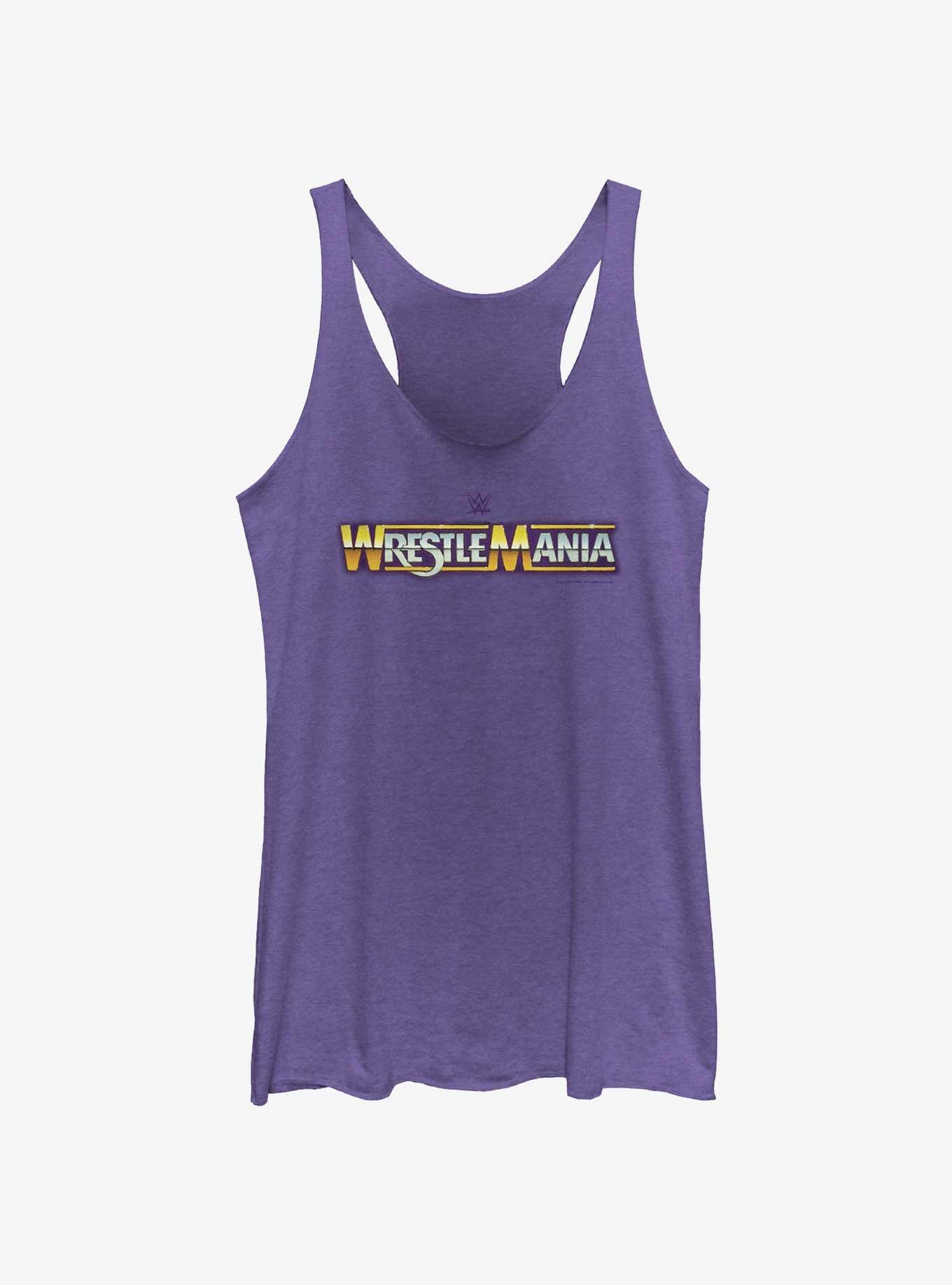 WWE WrestleMania Retro Logo Womens Tank Top