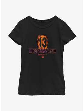 WWE WrestleMania 13 Logo Youth Girls T-Shirt, , hi-res