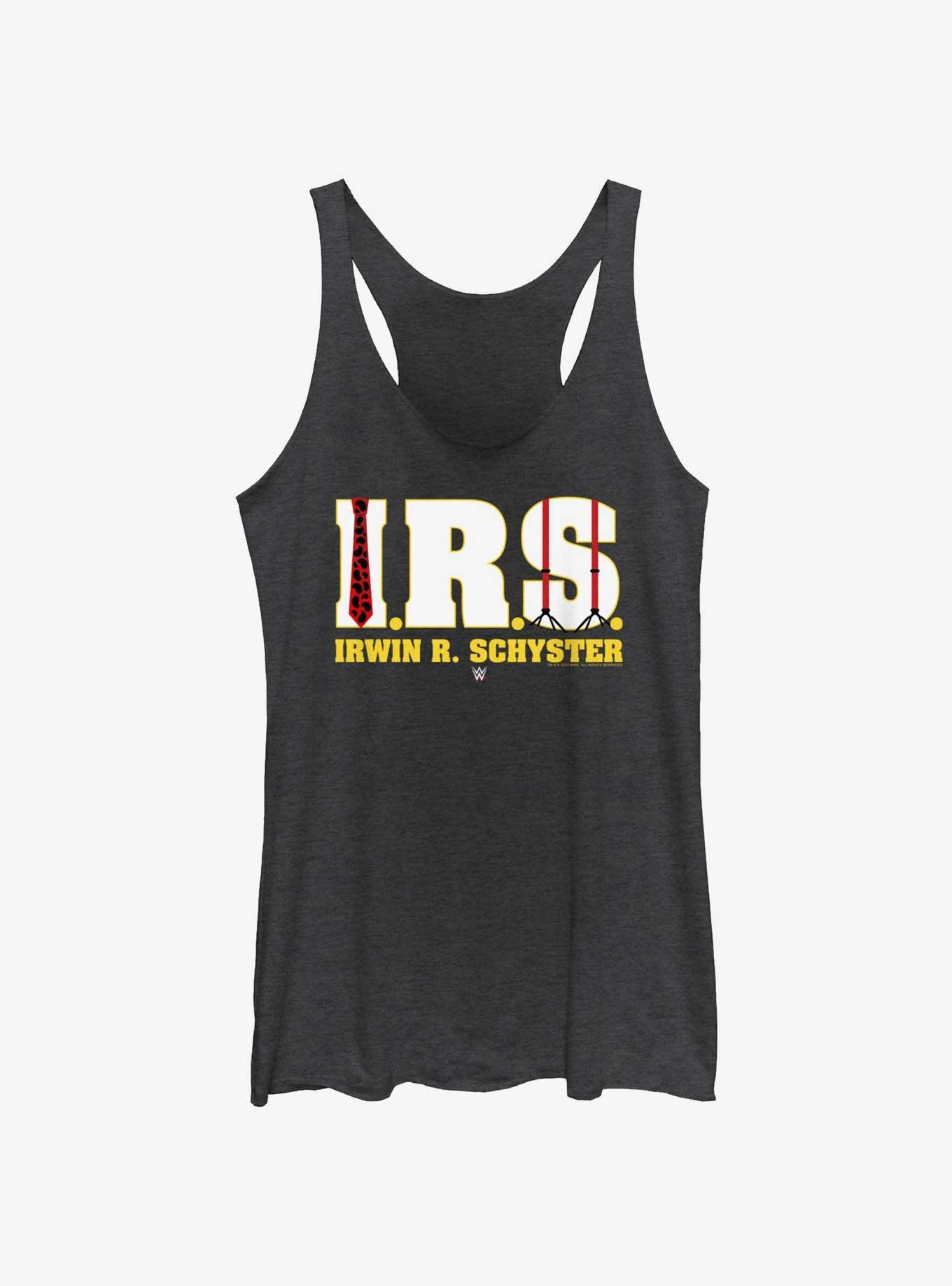 WWE IRS Irwin R Schyster Logo Womens Tank Top, , hi-res