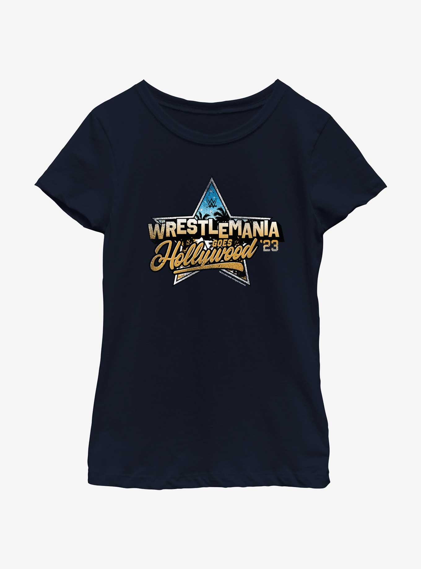 WWE WrestleMania Goes Hollywood 23 Youth Girls T-Shirt