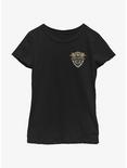 WWE WrestleMania 39 LA Shield Crest Youth Girls T-Shirt, BLACK, hi-res