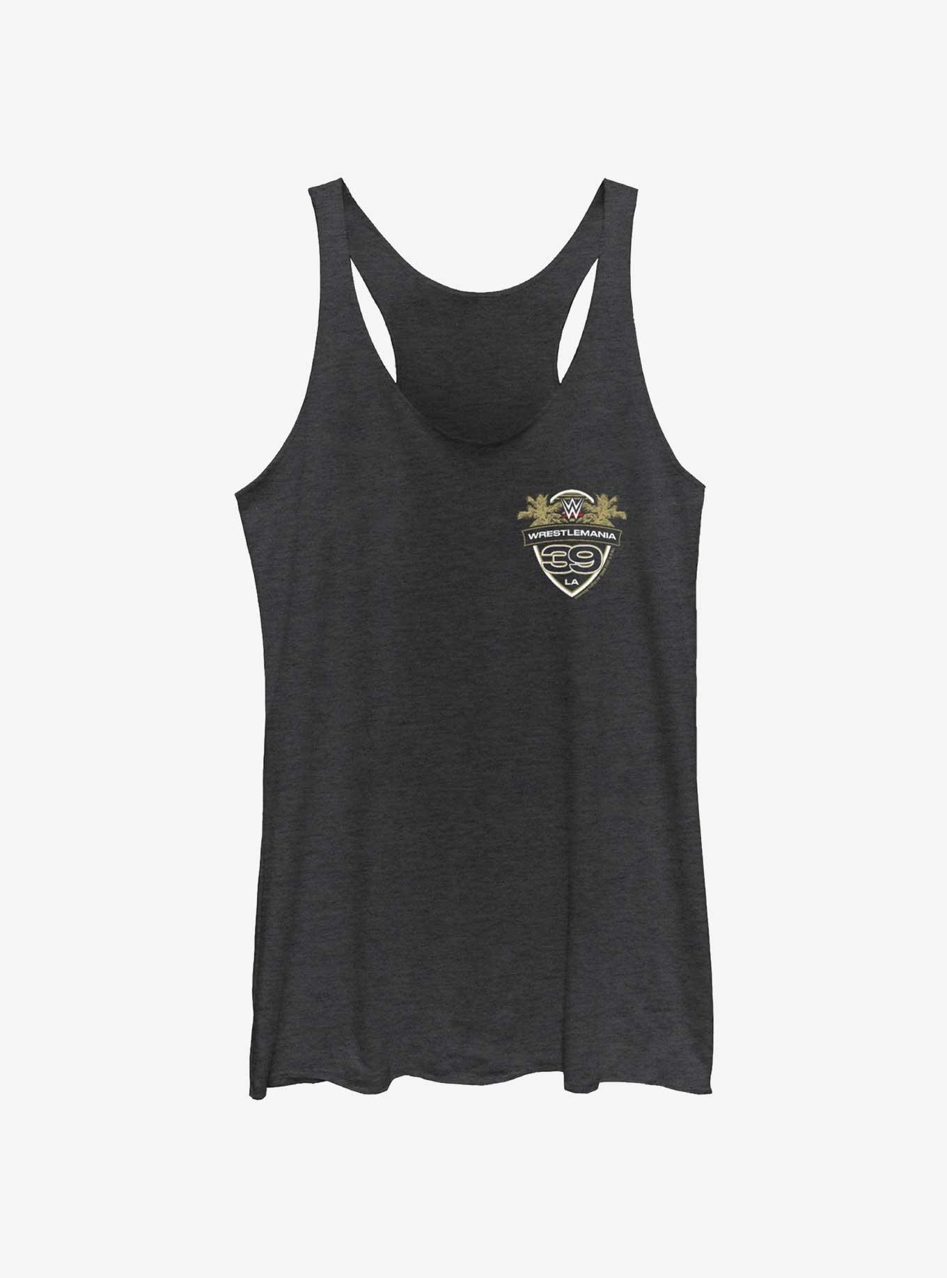 WWE WrestleMania 39 LA Shield Crest Womens Tank Top