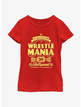 WWE WrestleMania 39 Get Your Tickets Hollywood Youth Girls T-Shirt, , hi-res