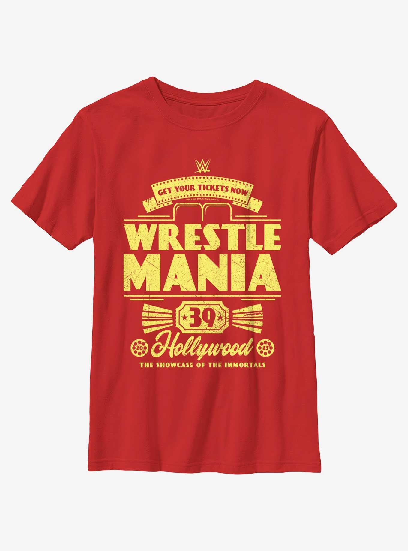 WWE WrestleMania 39 Get Your Tickets Hollywood Youth T-Shirt