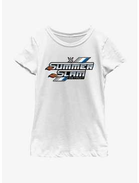 WWE Summerslam Detroit Outline Logo Youth Girls T-Shirt, , hi-res