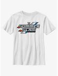 WWE Summerslam Detroit Outline Logo Youth T-Shirt, WHITE, hi-res