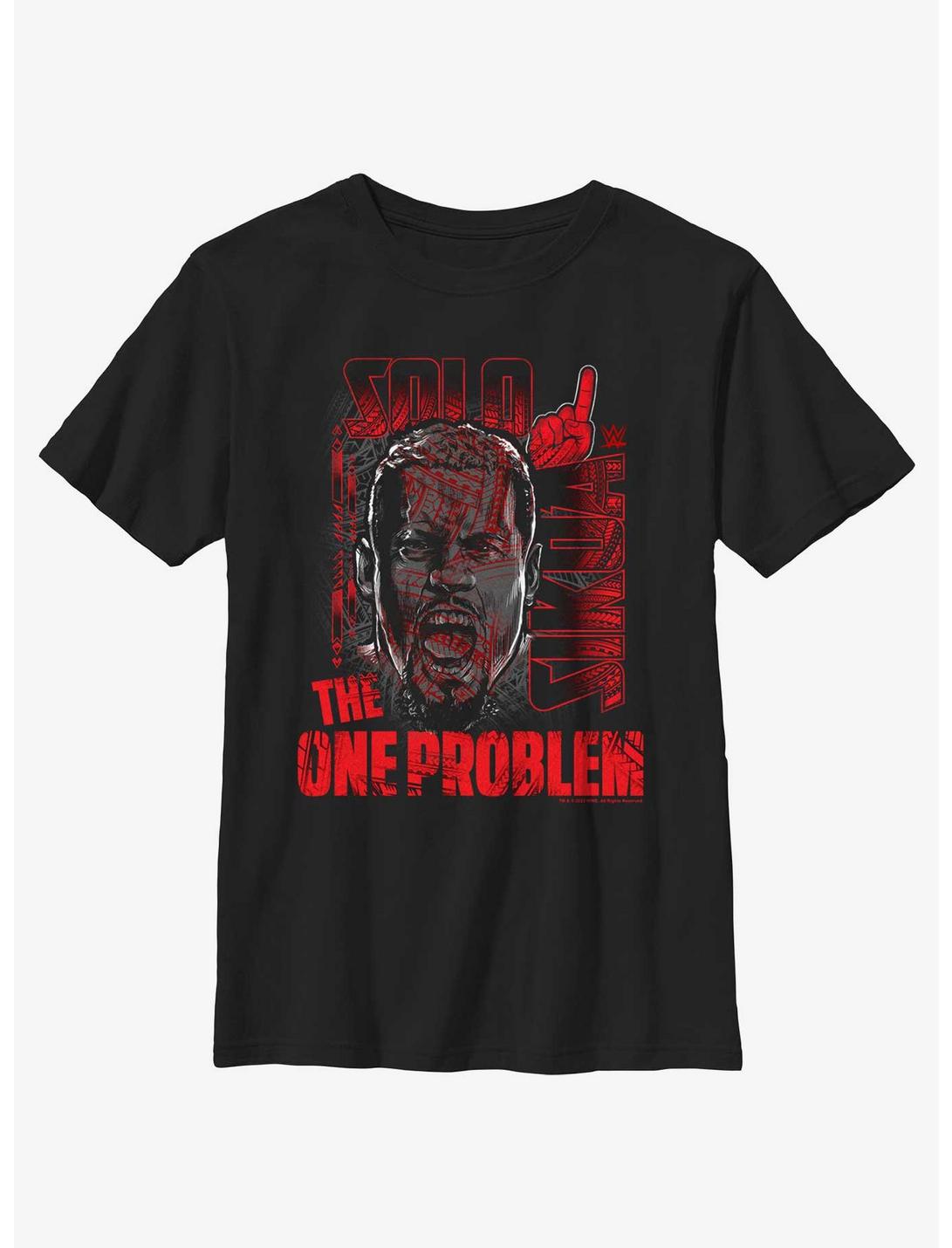 WWE Solo Sikoa The One Problem Youth T-Shirt, BLACK, hi-res
