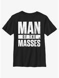 WWE Becky Lynch Man Of The Masses Youth T-Shirt, BLACK, hi-res