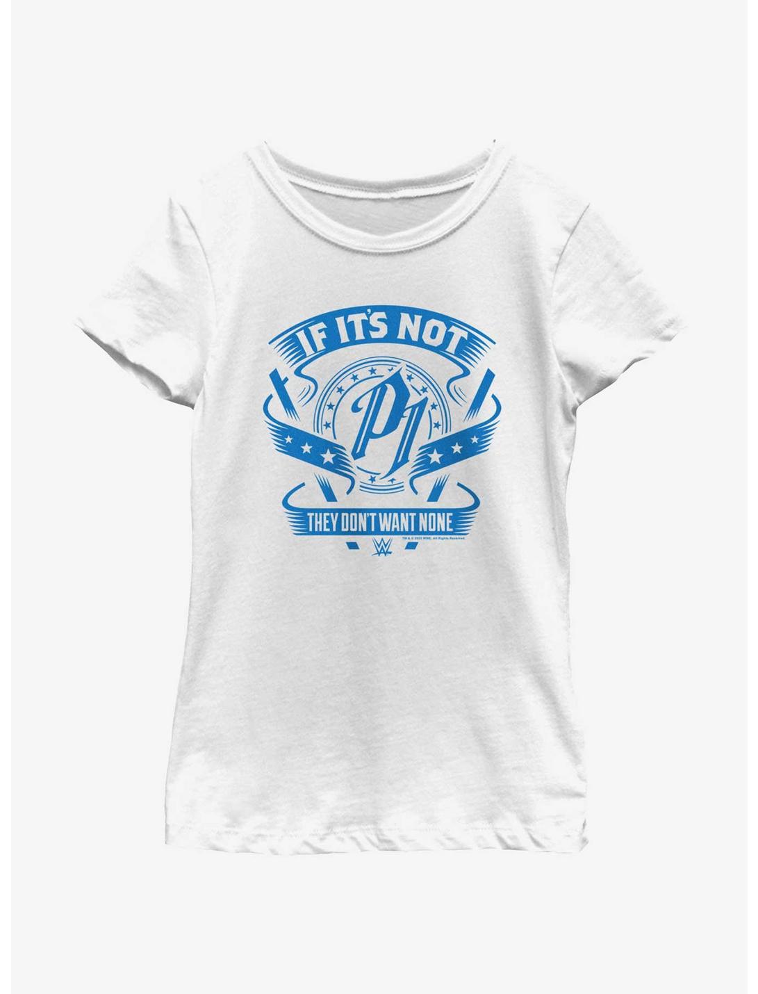 WWE AJ Styles They Don't Want None Youth Girls T-Shirt, WHITE, hi-res