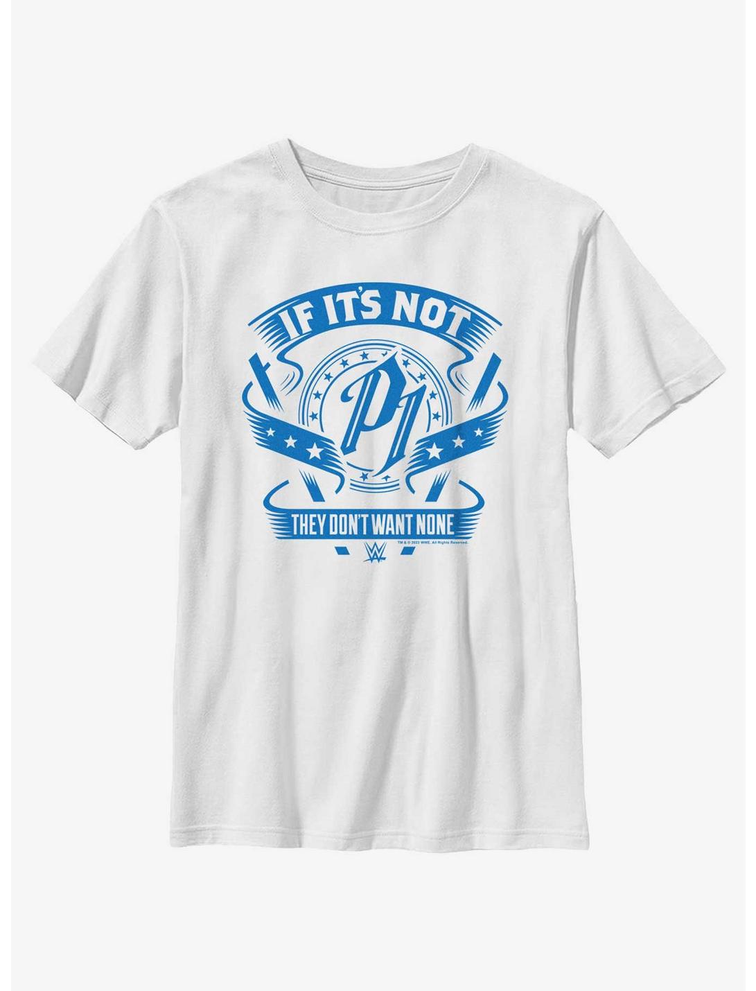 WWE AJ Styles They Don't Want None Youth T-Shirt, WHITE, hi-res