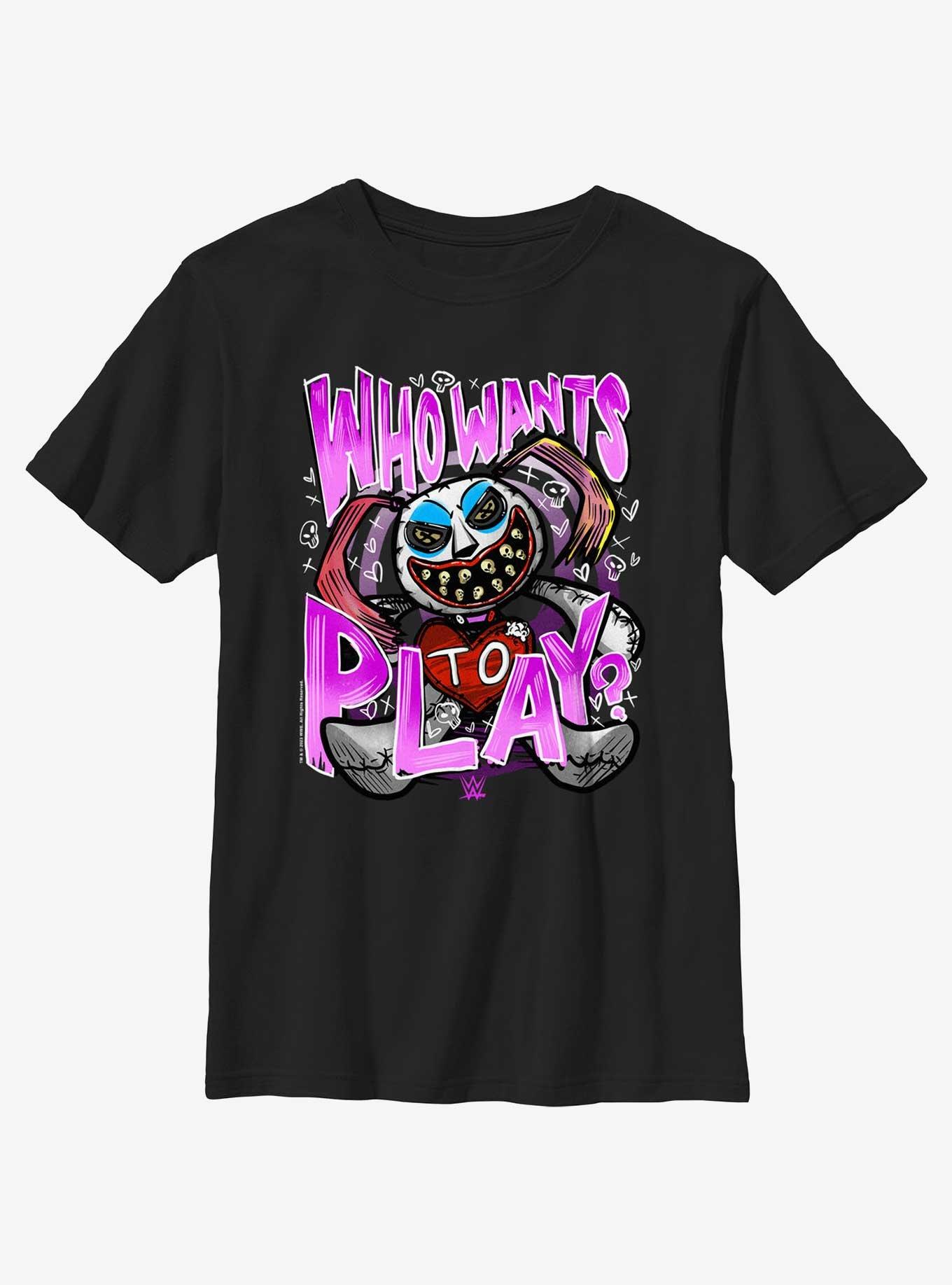 WWE Alexa Bliss Lilly Who Wants To Play Youth T-Shirt, BLACK, hi-res