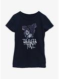WWE Dakota Kai Cartoon Style Youth Girls T-Shirt, NAVY, hi-res