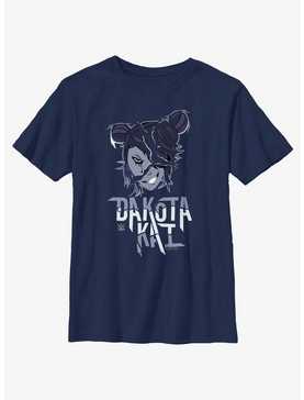 WWE Dakota Kai Cartoon Style Youth T-Shirt, , hi-res