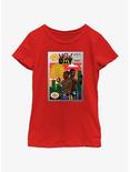 WWE The New Day Comic Cover Youth Girls T-Shirt, RED, hi-res