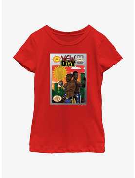 WWE The New Day Comic Cover Youth Girls T-Shirt, , hi-res