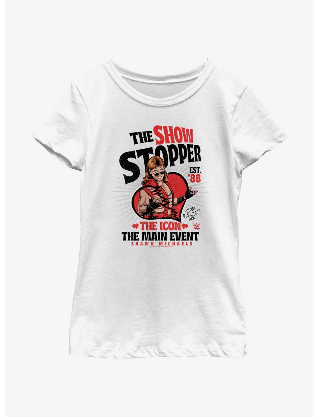 WWE Shawn Michaels The Show Stopper Youth Girls T-Shirt, WHITE, hi-res