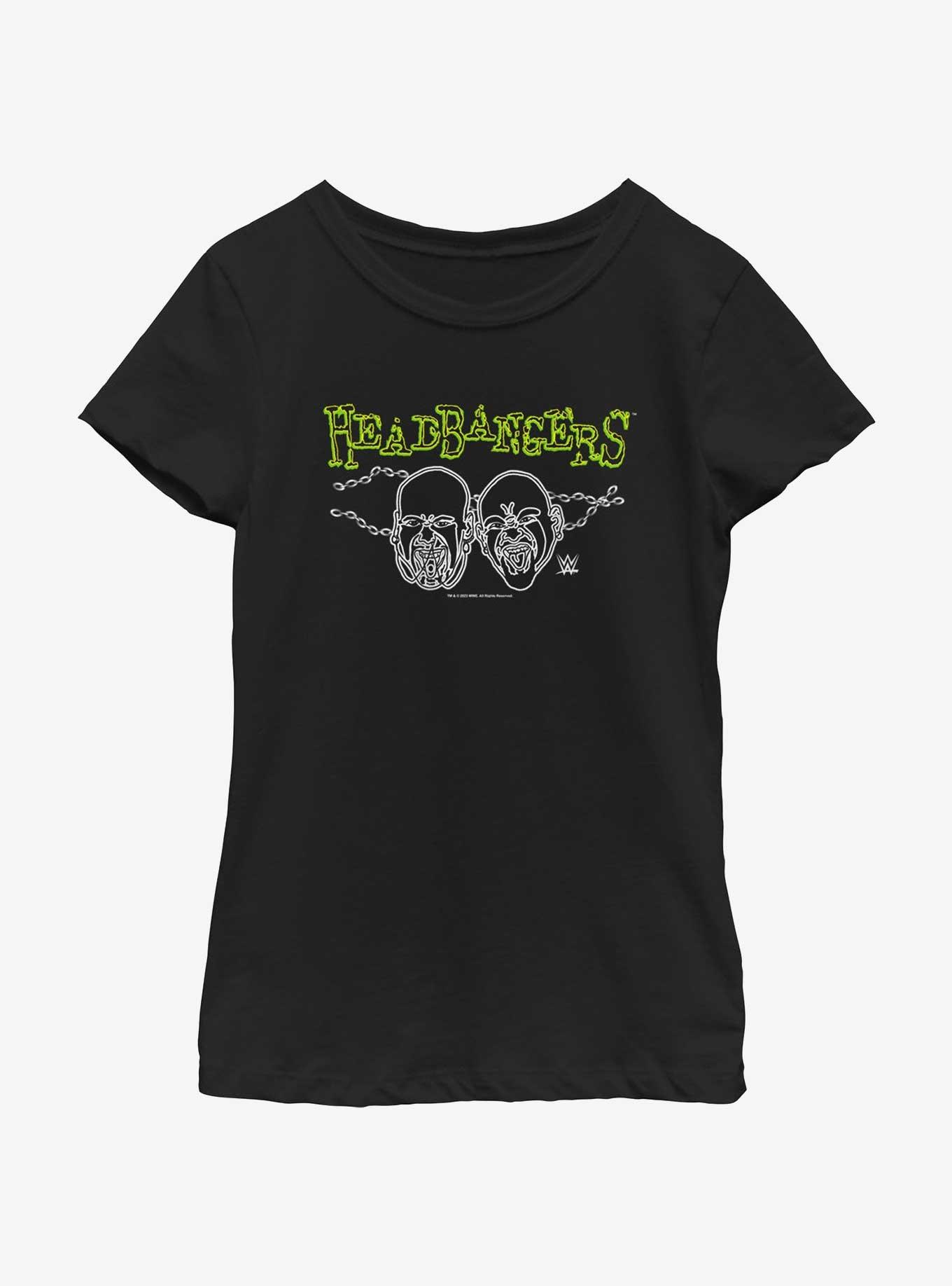 WWE Headbangers Logo Youth Girls T-Shirt