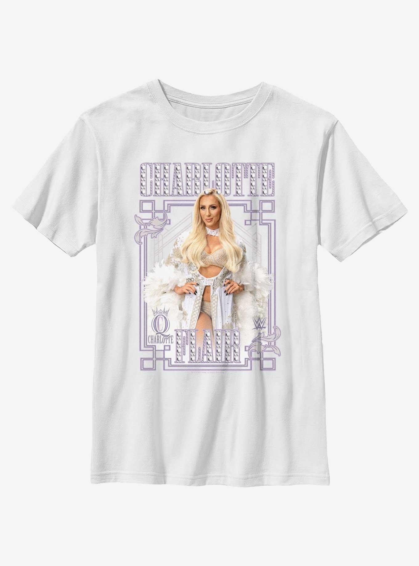 WWE Charlotte Flair Portrait Youth T-Shirt