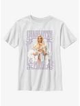 WWE Charlotte Flair Portrait Youth T-Shirt, WHITE, hi-res