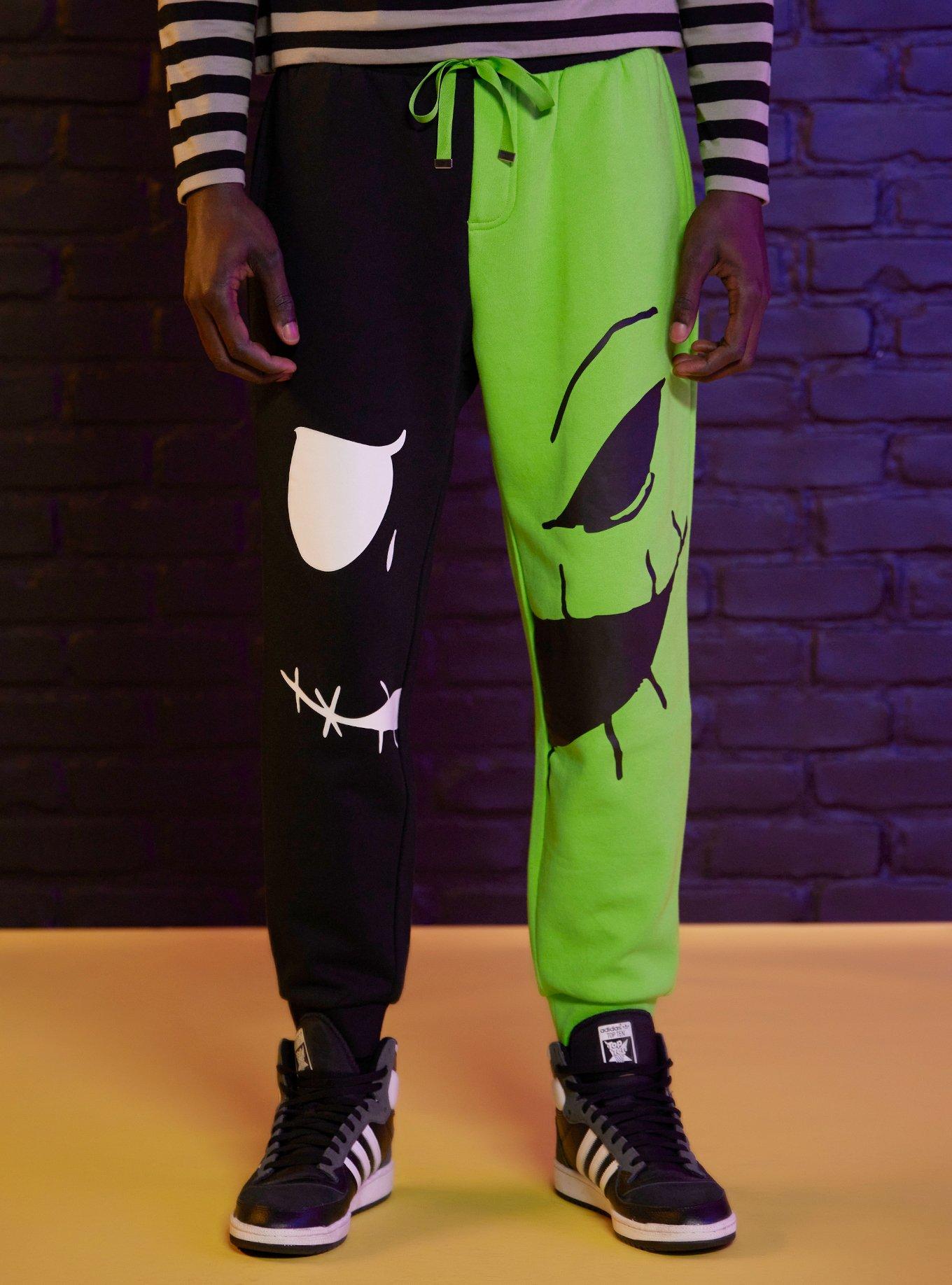 Our Universe The Nightmare Before Christmas Oogie Boogie Jack Split Jogger Sweatpants, MULTI, hi-res