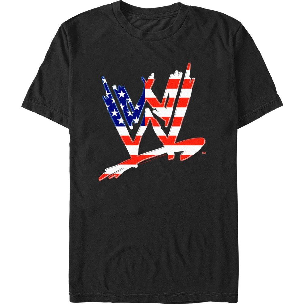 WWE American Flag Logo T-Shirt