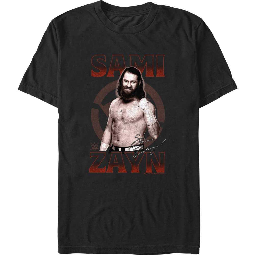 WWE Sami Zayn Portrait T-Shirt, , hi-res