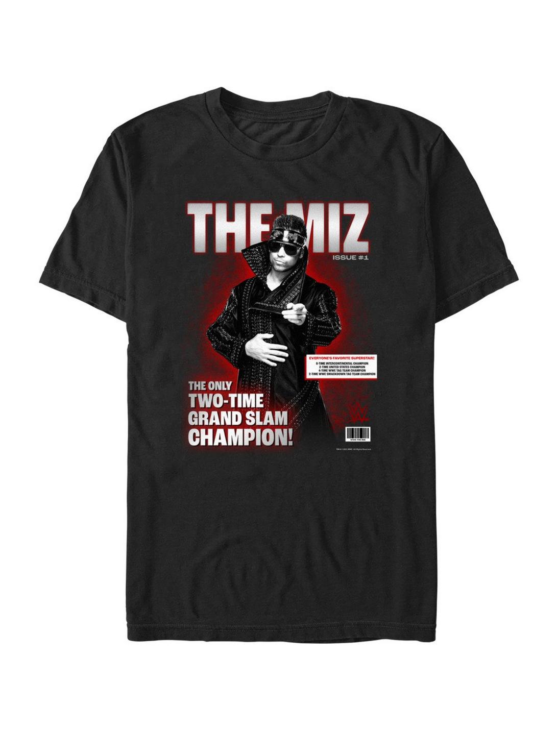 WWE The Miz Magazine Cover T-Shirt, BLACK, hi-res