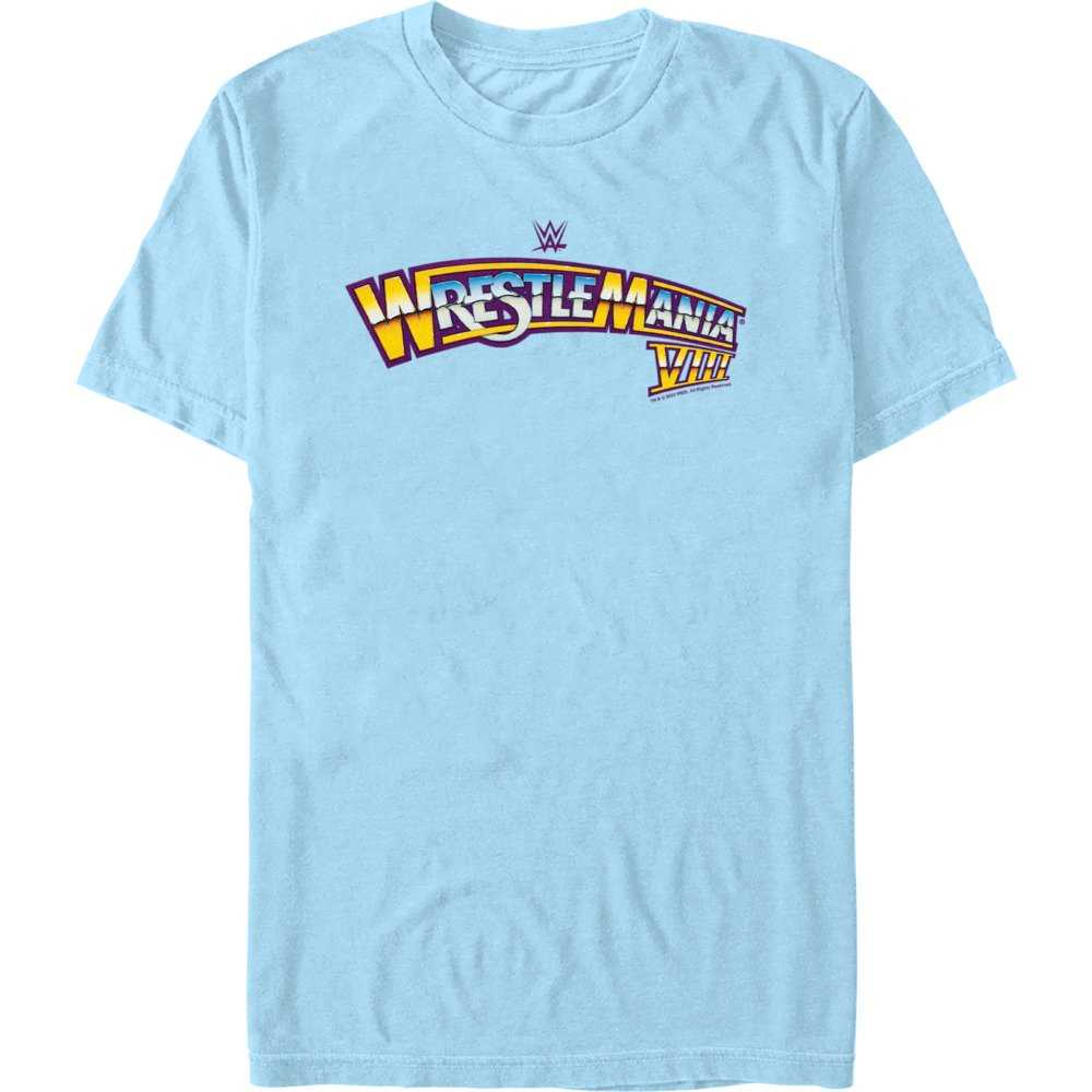 WWE WrestleMania VIII Logo T-Shirt, , hi-res