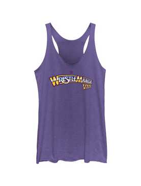 WWE WrestleMania VIII Logo Girls Tank, , hi-res